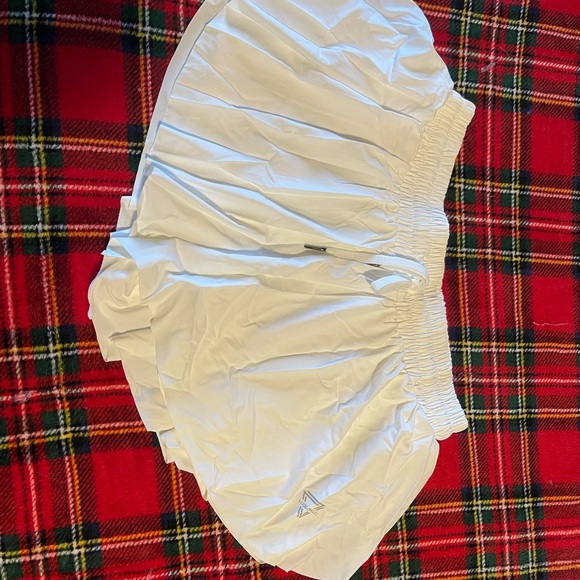 Pants - White Athletic Shorts